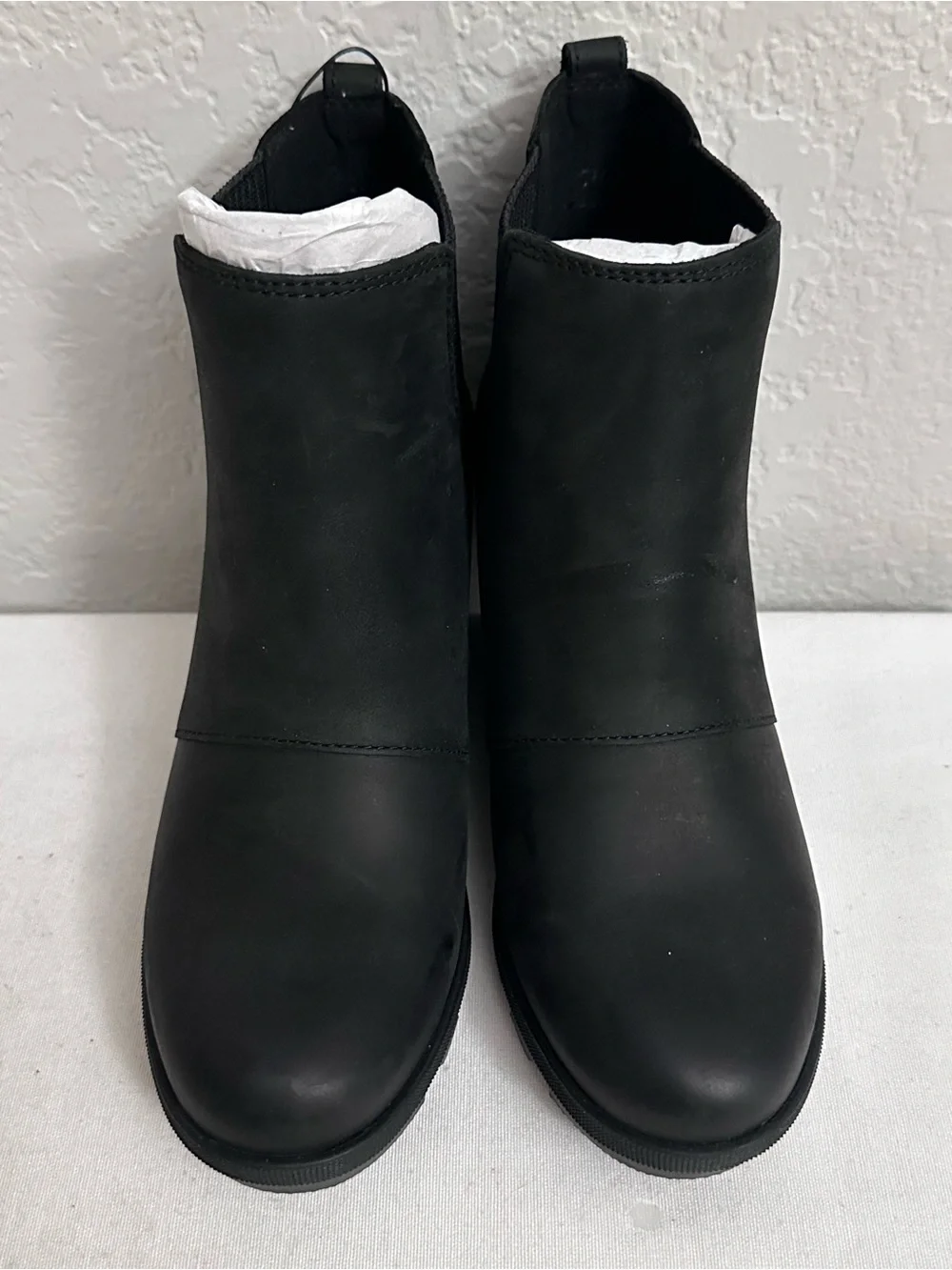 Sorel Womens Joan Rhapsody Chelsea Wedge Size 7 Black